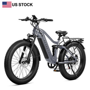 Vélo de montagne électrique à disque hydraulique Actbest, longue autonomie, pour hommes, avec pneus larges Ranger, vélo à pneus larges 2.0, 26 pouces, rose - Product Image 3