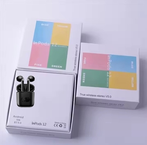 Audífonos Inalámbricos <span class=keywords><strong>Inpods</strong></span> 12 HiFi, Nuevos <span class=keywords><strong>Auriculares</strong></span> con Reducción de Ruido, Chipset JL, Control Táctil, Función Impermeable, Indicador LED de Batería - Product Image 4