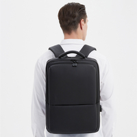 Sac à dos pour ordinateur portable professionnel fin, couleur personnalisée, avec port USB, antivol, bretelles rembourrées, pour les trajets quotidiens au bureau