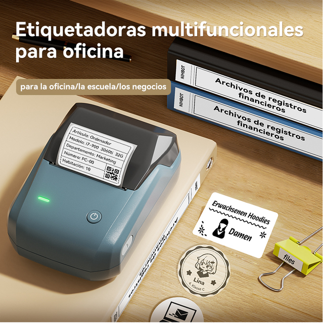 NiiMbot B1 2 Inch Easy Operated Smart Machine Thermal Shipping Label Printer for Office Cable Tag