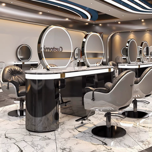 Espejo para barbería, espejo para cortar el cabello, espejo para teñir y rizar el cabello, espejo integrado especial para peluquería - Product Image 6