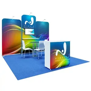 custom factory expo Trade Show Equipment guangzhou pop up portable Booth Exhibition Display