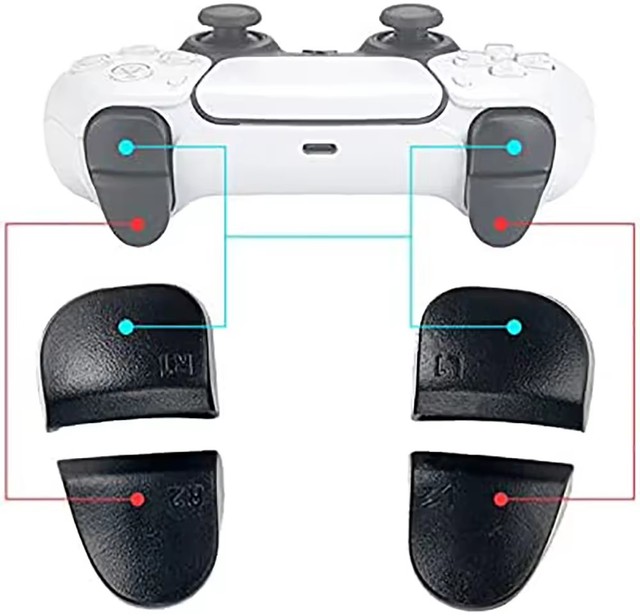 Trigger Springs Repair Part for PS5 Controller L1 R1 L2 R2 Buttons Replacement Gamepad Shoulder Trigger Buttons II for PS5