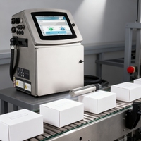 Oferta Especial Nueva Impresora de Inyección de Tinta Industrial V2000 para Impresión de Fechas Docod CIJ Máquina Sostenible de Codificación de Códigos de Barras para Líneas de Producción