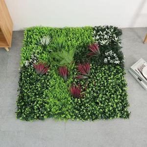 แผงต้นไม้ประดิษฐ์สำหรับตกแต่งผนังภายนอกอาคาร  ใบไม้ปลอมแบบแขวน - Product Image 2