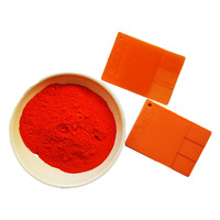 Pigment Orange 64 à injection rapide pour HDPE PP PS 300C, sans déformation, pigment organique rouge orangé
