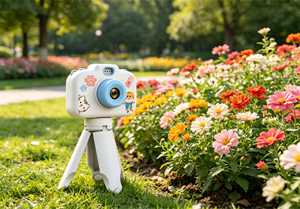 Cámara para Niños con Trípode, Cámara Digital de 30MP con Doble Lente para Niños, Grabadora de Fotos y Vídeos con Juegos, Cámara Infantil con Diseño de Dibujos Animados - Product Image 6