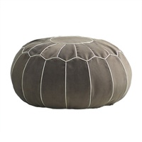 Pochette marocaine en velours, coussin rond pour méditation, sac de haricots, support rond pour le salon et la chambre à coucher