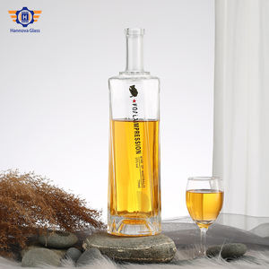 <strong>Best</strong> Selling 700ml 750ml Hot Stamped Liquor Spirits Bottle New Products with Cork Sealing and square Glass <strong>Whiskey</strong> <strong>Decanter</strong> - Product Image 3