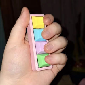 कस्टम लोगो कीबोर्ड कीबोर्ड के साथ कीचेन प्लास्टिक कीकैप बटन - Product Image 6