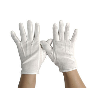 Guantes de Algodón Blancos Antideslizantes con Puntos de PVC, 100% Algodón, para Camareros, Conductores y Funerales - Product Image 4