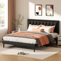 Premium Luxus Blaues Samt-Bett mit Goldakzenten, Verstellbares Konvertierbares Bett mit Flügelkopfteil, Gepolstertes Design, Stabile Metallbasis, Modernes Master-Zimmer-Design