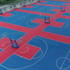 Suelo para Cancha <span class=keywords><strong>de</strong></span> Baloncesto en el Patio Trasero, Baldosas <span class=keywords><strong>de</strong></span> PP, Múltiples Usos para Cancha <span class=keywords><strong>de</strong></span> Tenis, <span class=keywords><strong>Hockey</strong></span>, Fútbol Sala, Color Personalizable, Muestras Gratis - Product Image 4