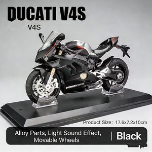 Modelos de Motocicletas de Metal Fundido a Presión a Escala 1/12, Simulación <span class=keywords><strong>H2R</strong></span>, para Varias Marcas, Colección de Juguetes para Niños con Ruedas - Product Image 3