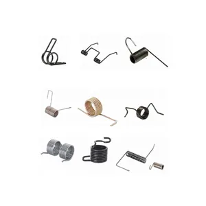 OEM factory small metal stainless steel hardware coil spring mechanism extension spring with hook