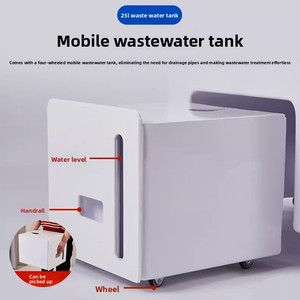 Neuestes Tragbares Kopf-Spa-Shampoo-Waschbecken mit 60L 18L Wassertank Kopf-Spa-Haarwaschset-Maschine mit Dampf-Wasser-Zirkulation - Product Image 3