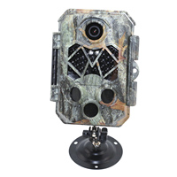 Caméra de chasse, caméra de surveillance de la faune, vision nocturne, détection de mouvement, caméra de chasse 32MP 4K CMOS PIR 25m, résistante aux intempéries IP66