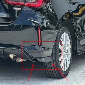 Protector de Esquina Trasero para Parachoques Welta Modulo, ABS/ABS+PP, Negro, Estilo Original Facelift, Kits de Carrocería para City - Product Image 4