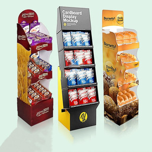 Support d'affichage POP en carton prêt à l'emploi pour les supermarchés, aliments, collations, noix, biscuits, chips de pommes de terre, chocolat, bonbons - Product Image 5