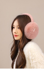 <span class=keywords><strong>Cache</strong></span>-oreilles d'hiver en polaire pour femmes, mignons, pliables, chauds, en peluche douce, pour le cyclisme, les activités de plein air et le quotidien, en stock - Product Image 5