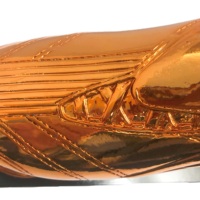Trophée de chaussure d'or, ornement de récompense de figurine Statue commémorative moulée en 3D pour la décoration de bureau de compétition