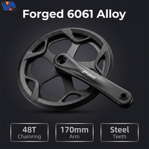 Nouvel ensemble de manivelles New Image 48T/170mm pour vélos électriques <span class=keywords><strong>Engwe</strong></span> EP-2 Pro/Engine X/L20/M20/E26/<span class=keywords><strong>P26</strong></span> - Pièce détachée et accessoire de vélo - Product Image 3