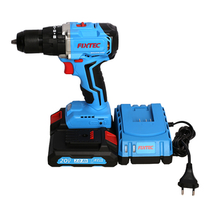 FIXTEC Taladro Inalámbrico de 20v Sin Escobillas, Juego de Herramientas Eléctricas, Taladro Percutor de Iones de Litio, Destornillador con Kit de Batería Combinado - Product Image 4