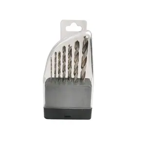 7Pcs Inch Size Fully Ground HSS Drill Bits Set for Metal Stainless Steel Aluminium Drilling in Plastic Box