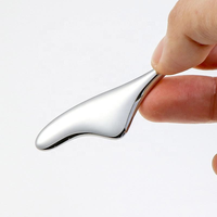 Bâton de massage des yeux à double extrémité en alliage de zinc - Outil Gua Sha pour points de pression