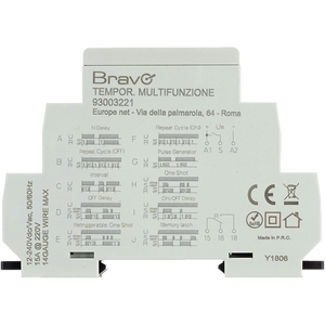 Modello Bravo 93003221 Timer multifunzione per pannello elettrico DIN accessorio essenziale di illuminazione - Product Image 4