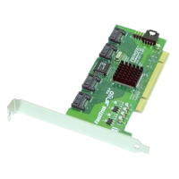 Tarjeta Controladora RAID SATA/150 de 4 Puertos, 4 Interfaces Integradas de 1.5Gbps, Promise PDC20318, ASIC Dedicado de 32 bits, Bus PCI de Media Longitud