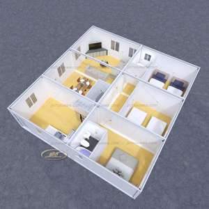 コンテナ住宅3ベッドルームハウス20 40ft高級中国価格米国ギリシャシンガポールタイ - Product Image 3