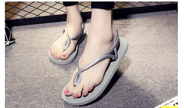 2021 Summer Women Sandals Shoes Outdoor Slides Slippers Custom Design Rubber Beach Flip Flops