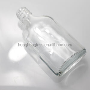 Bouteille de liqueur en <span class=keywords><strong>verre</strong></span> carré plat de 200ml, bouteille en <span class=keywords><strong>verre</strong></span> de café avec bouchon en <span class=keywords><strong>plastique</strong></span> de 28mm, whisky, gin, vin, spiritueux, brassage à froid, <span class=keywords><strong>20cl</strong></span> - Product Image 5