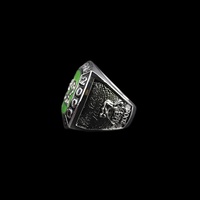 Green Bay Packers Reggie White # Bague 92 sertie de zircons, « Ministre de la Défense », bijou de collection pour fan NFL