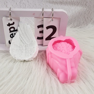 Moldes de fundición de resina hechos a mano para DIY estilo Ins adornos decorativos moldes de alas de silicona W0573 herramientas de pastel - Product Image 5