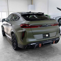 Difusor Trasero Estilo LD, Parachoques Trasero de Fibra de Carbono, Kit de Carrocería para BMW X6M F96