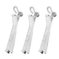 Collier de tension en acier galvanisé à chaud pour câble plat FTTH, collier d'ancrage de terminaison pour suspension aérienne