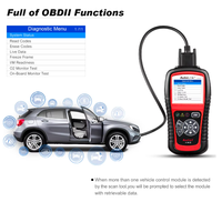 Autel AutoLink AL519 Modo mejorado clásico 6 Lector de código de falla del motor OBDII CAN Herramienta de escaneo de diagnóstico