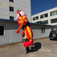 Poupée Clown Gonflable Publicitaire Personnalisée de 3m de Haut pour Activité de Défilé de Cirque