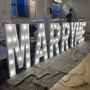Accesorios Decoración DE BODA <span class=keywords><strong>MS</strong></span> y <span class=keywords><strong>MRS</strong></span> 3ft/4ft Marquee Letter Giant Light up marquesina letras decoración de boda - Product Image 4
