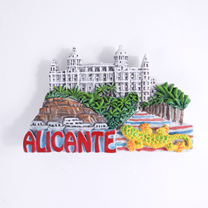 Aimant de réfrigérateur personnalisé en gros <span class=keywords><strong>Venise</strong></span> Istanbul Buyukada Alicante Souvenir City Landmark Aimants en résine de voyage pour réfrigérateur - Product Image 4