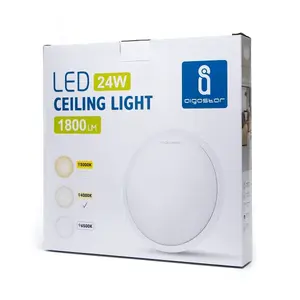 Plafoniera LED 24W, luce bianca 4000K, efficiente dal punto di vista energetico, ideale per l'illuminazione di interni e uffici. - Product Image 2