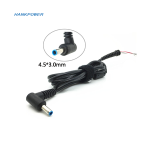 Câble adaptateur de chargeur <span class=keywords><strong>d</strong></span>'<span class=keywords><strong>ordinateur</strong></span> <span class=keywords><strong>portable</strong></span> de haute qualité 4.5x3.0mm, pointe bleue <span class=keywords><strong>pour</strong></span> cordon <span class=keywords><strong>d</strong></span>'<span class=keywords><strong>alimentation</strong></span> <span class=keywords><strong>HP</strong></span> DC 3 fils - Product Image 2