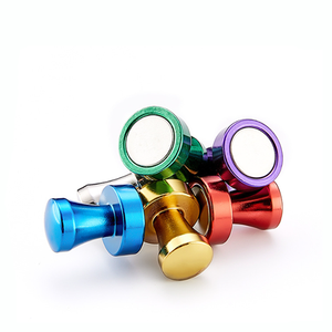 בלן סיטוני פלסטיק צבעוני 12 x16 מ "מ דחיפה מגנטית מגנט מגנט neodymum עגול עבור לוח לבן במשרד - Product Image 4