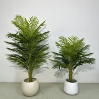 Plantes artificielles d'intérieur en pot de palmier décorations de table de jardin touch réel en gros