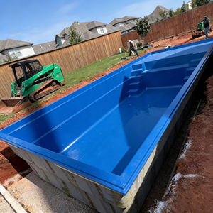 Piscina de Fibra de Vidrio Ecológica para Exteriores, Resistente a los Rayos UV y Perfecta para la Diversión Familiar en su Espacio Exterior - Product Image 3