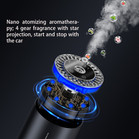 Spray intelligent pour voiture Aromathérapie en alliage d'aluminium Siège de démarrage à bord Aromathérapie Parfum monté sur voiture Diffuseur d'arômes