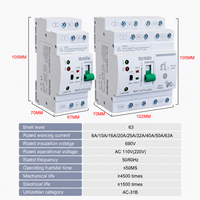 Commutateur de transfert automatique à double alimentation MythEle MXS1-80SE/2P 2P 63A pour système solaire domestique
