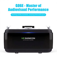 Casque de réalité virtuelle SHINECON, nouvelle génération, en promotion, avec manette, lunettes 3D pour iOS et Android, matériel de jeu VR